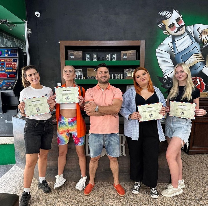 Barber Akademie — výuka a praxe 4