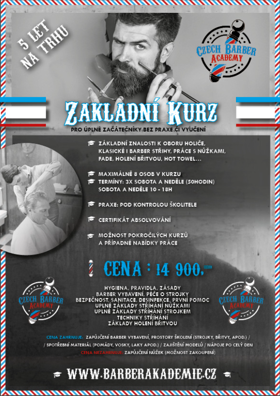 Barber Akademie — kurzy a praxe, fotografie 12